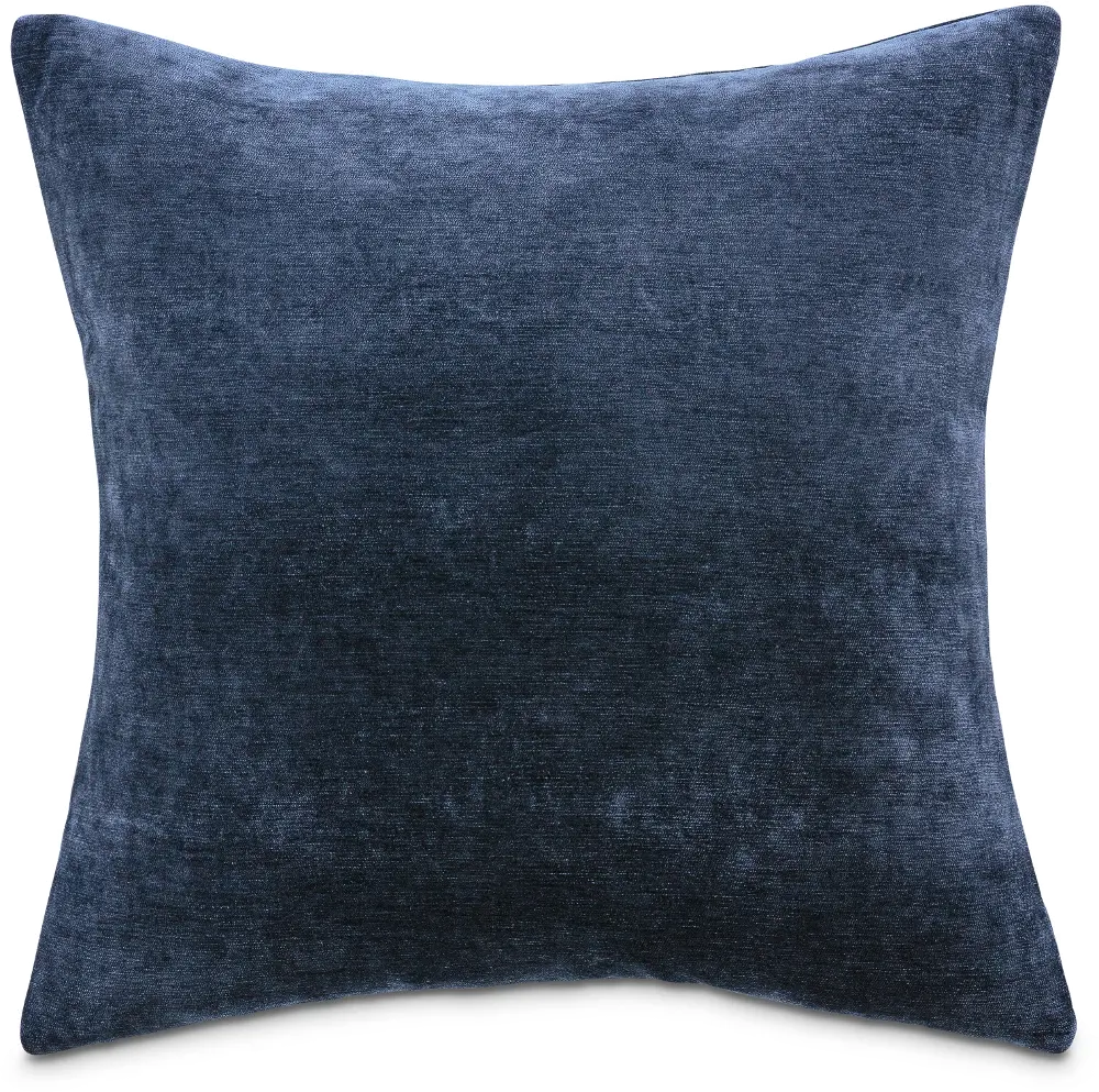 Smith Midnight Blue Square Throw Pillow-1