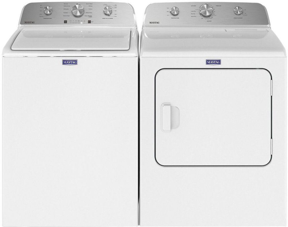 Maytag Electric Washer and Dryer Set - White