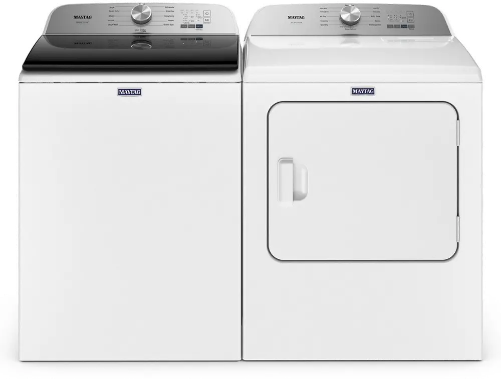 KIT Maytag Pet Pro Electric Washer and Dryer Set - White 6500B-1
