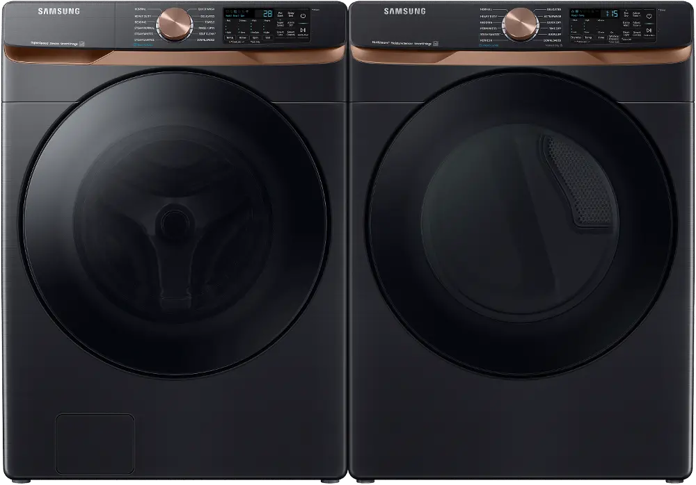 .SUG-B/B-8300-ELE-PR Samsung Front Load Electric Washer and Dryer Set - Brushed Black 50BG8300V-1