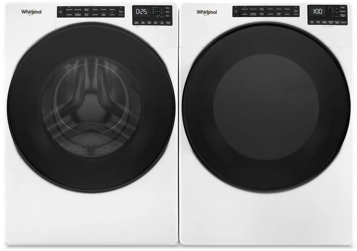 Whirlpool electric washer and deals dryer set