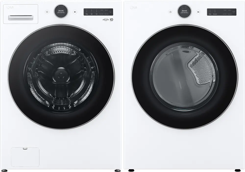 KIT LG Washer and Electric Dryer Set - White 5500-1