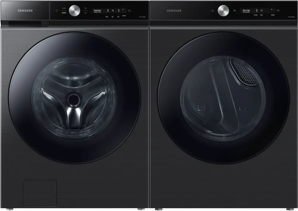 KIT Samsung Bespoke Electric Washer and Dryer Set - Black 8700V-1