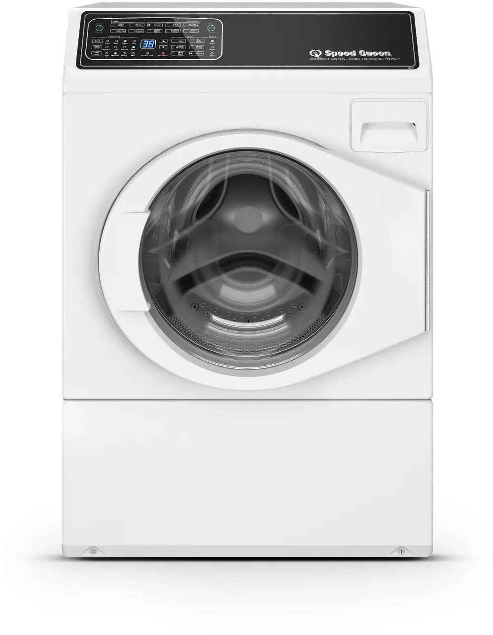 FF7010WN Speed Queen 3.19 Cu Ft Right Hinged Front Load Washer - White-1