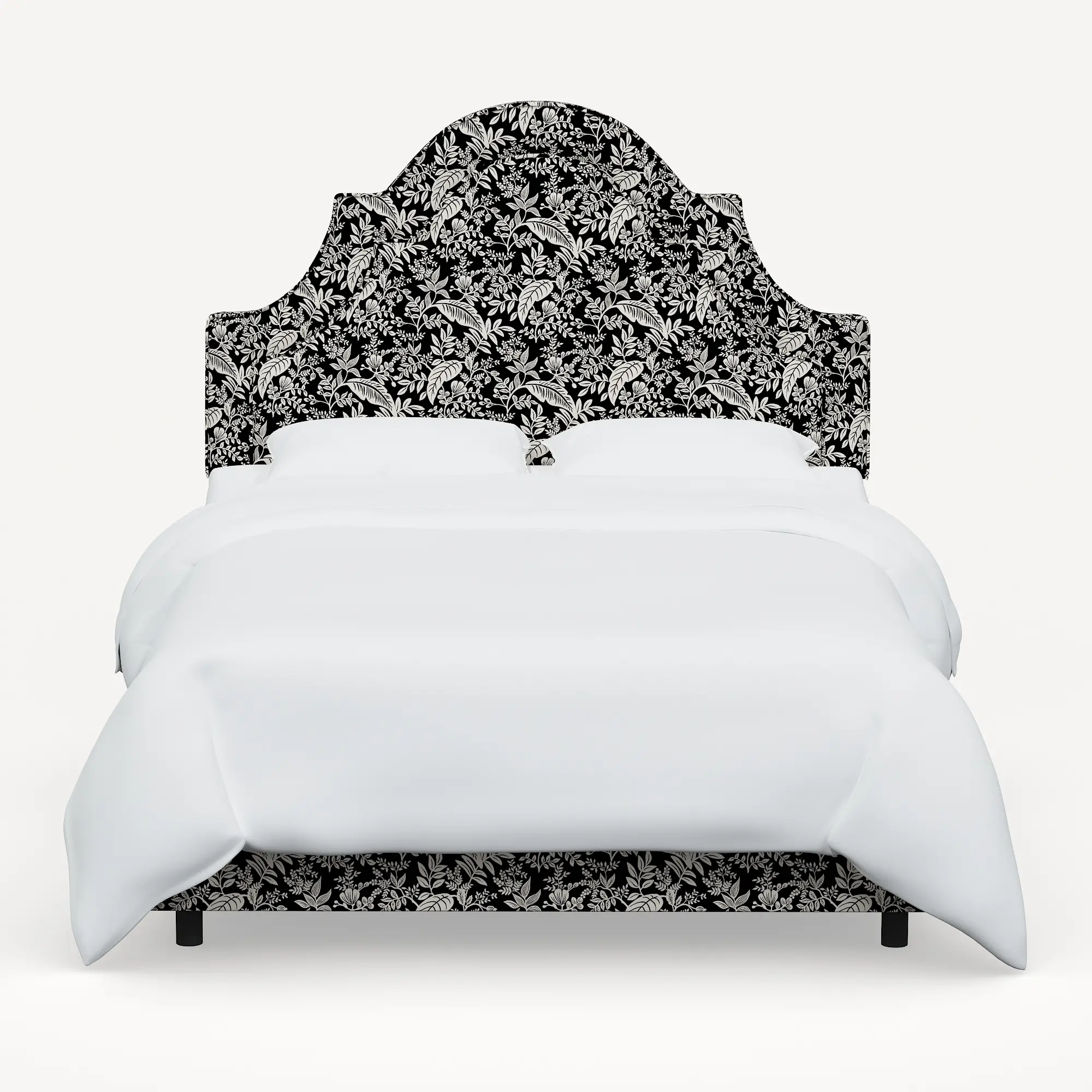Rifle Paper Co. Marion Canopy Black & Cream Queen Bed