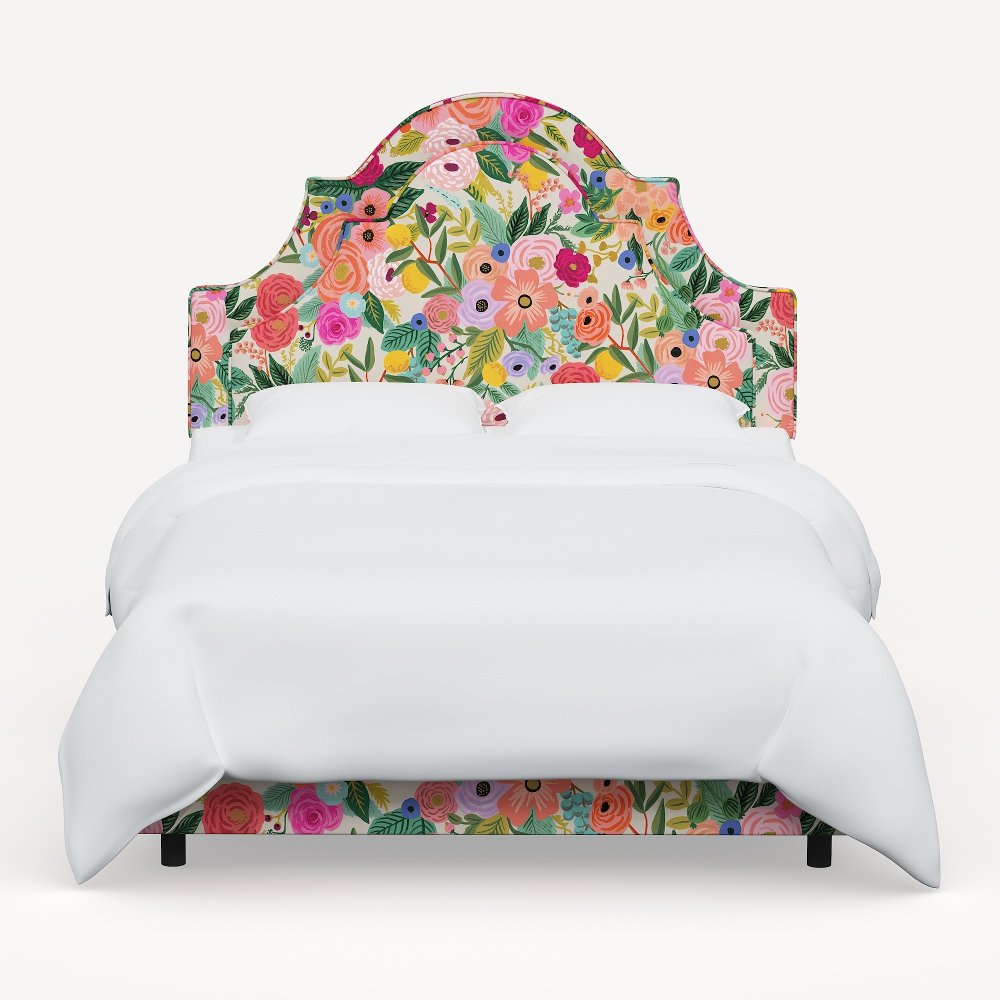Rifle Paper Co Marion Garden Party Pink Queen Bed