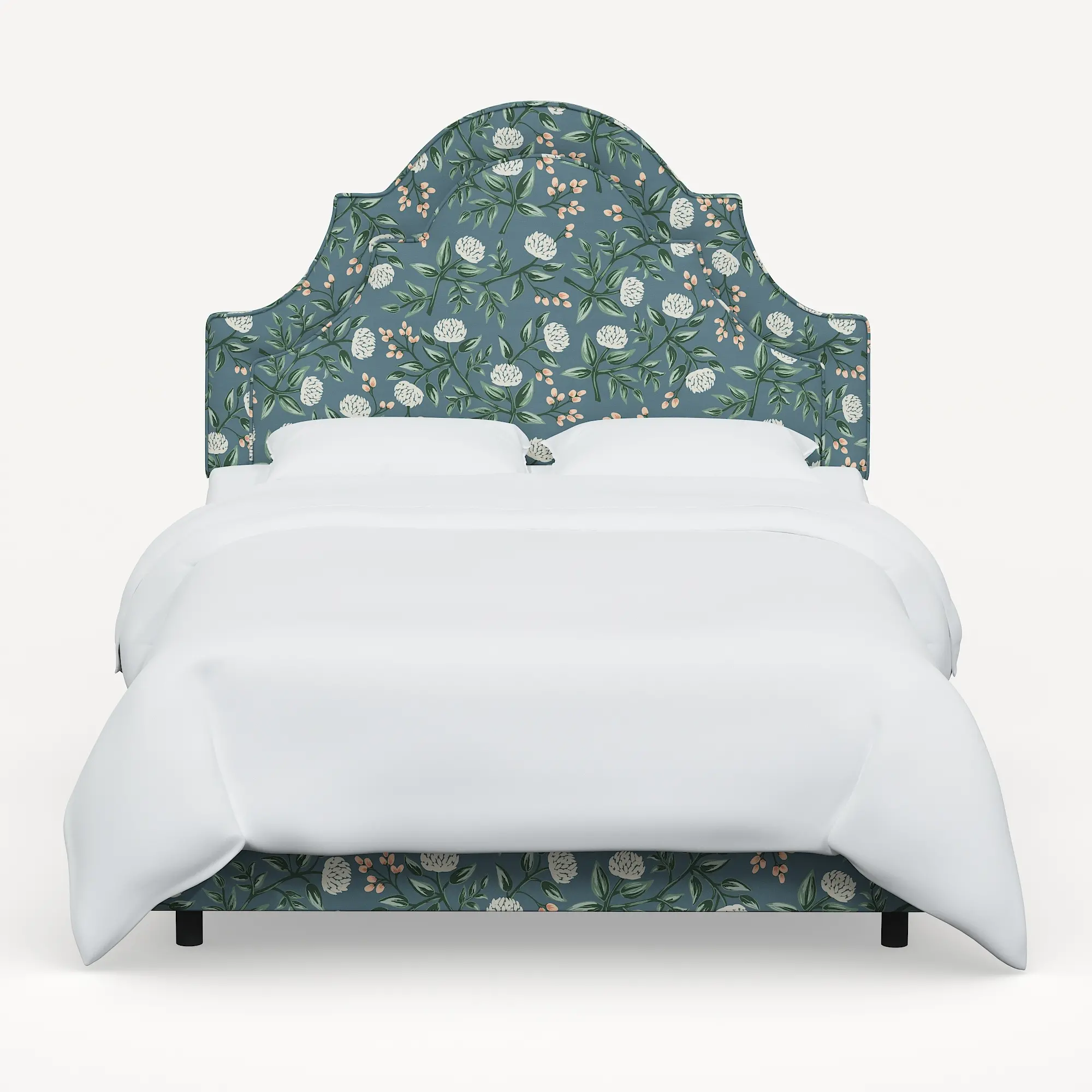 Rifle Paper Co Marion Emerald Peonies Queen Bed