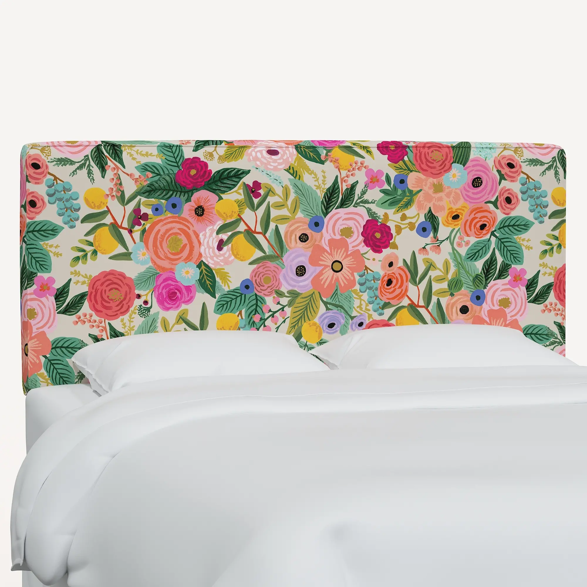 Rifle Paper Co Elly Garden Party Pink Full Headboard