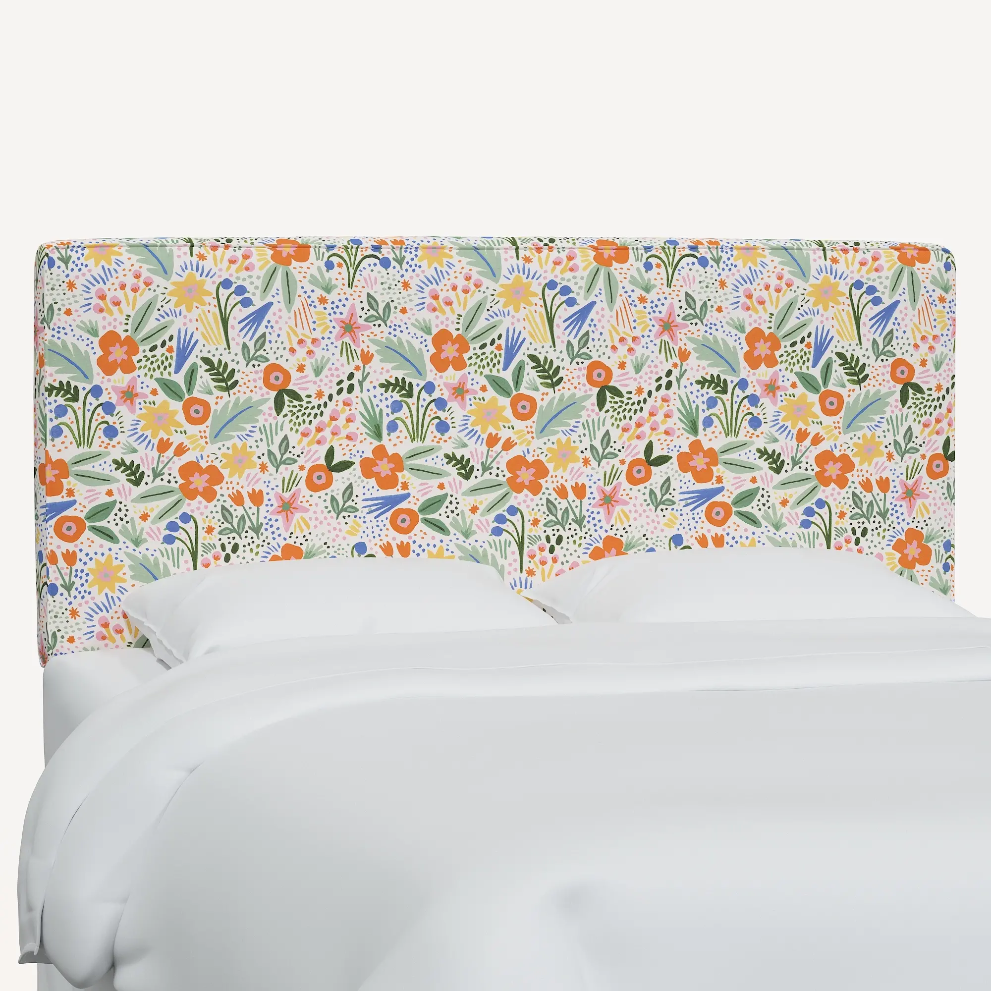 Rifle Paper Co Elly Multicolor Floral Full Headboard