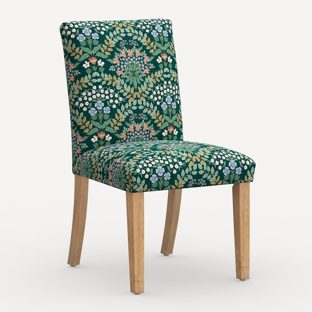 Rifle Paper Co. Lorraine Bramble Emerald Dining Chair