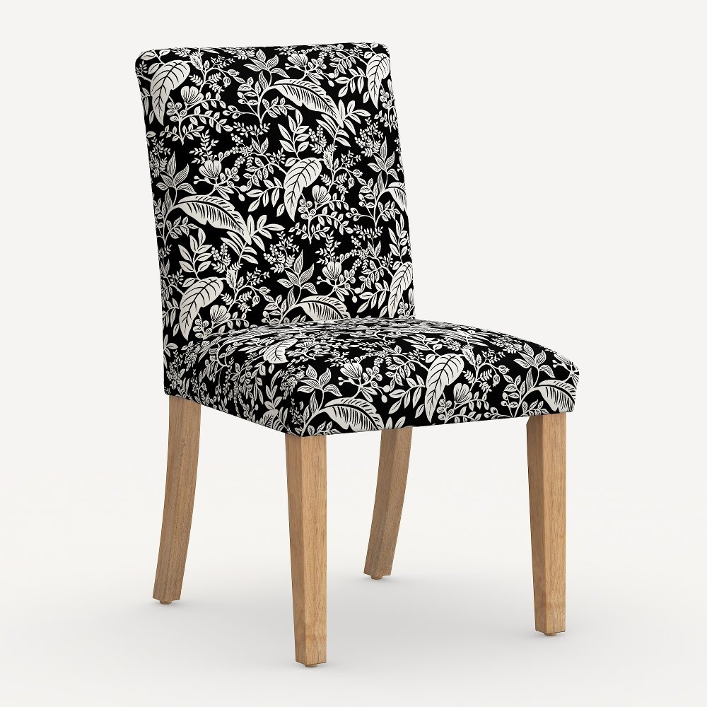 Rifle Paper Co. Lorraine Canopy Black & Cream Dining Chair