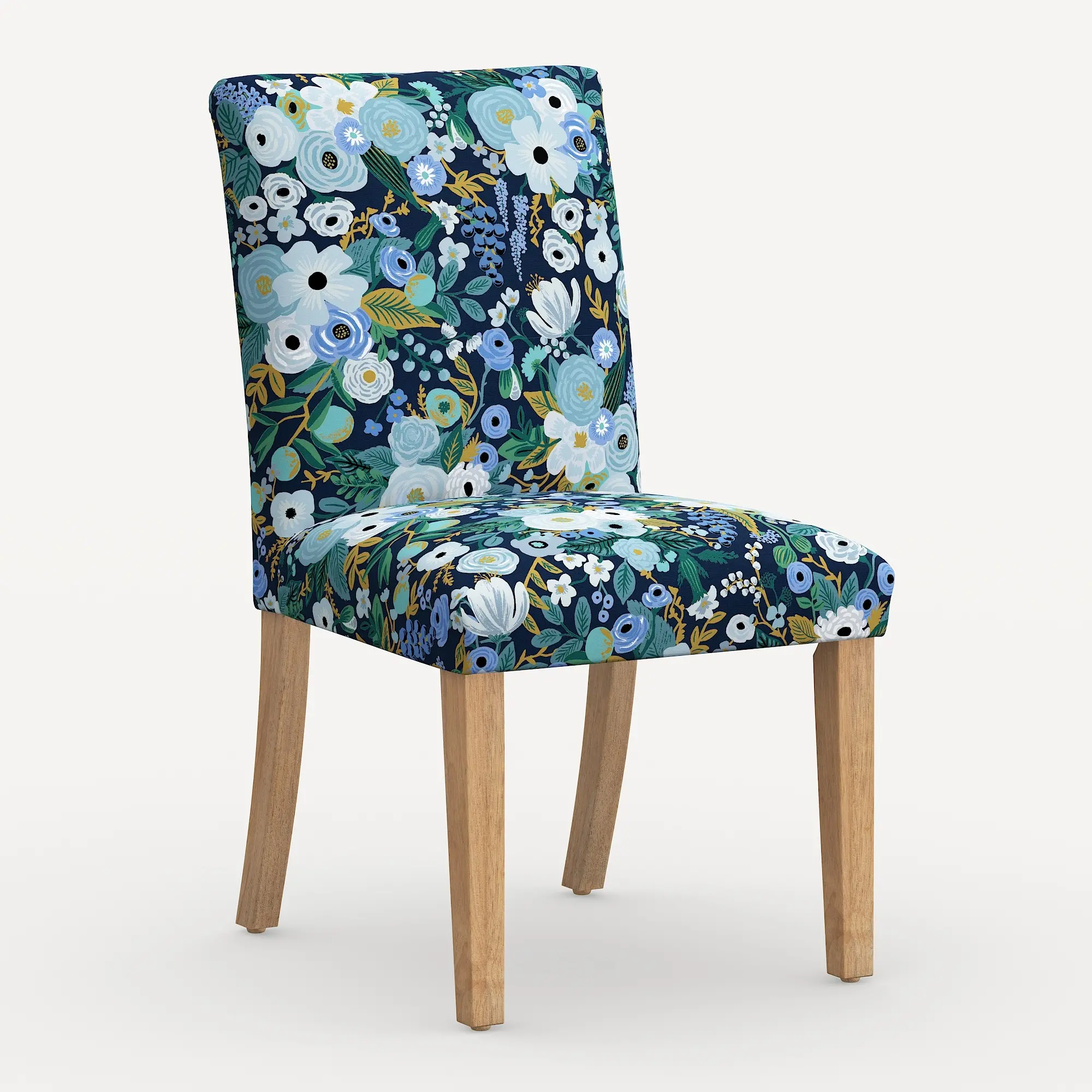 Rifle Paper Co. Lorraine Garden Party Blue Dining Chair