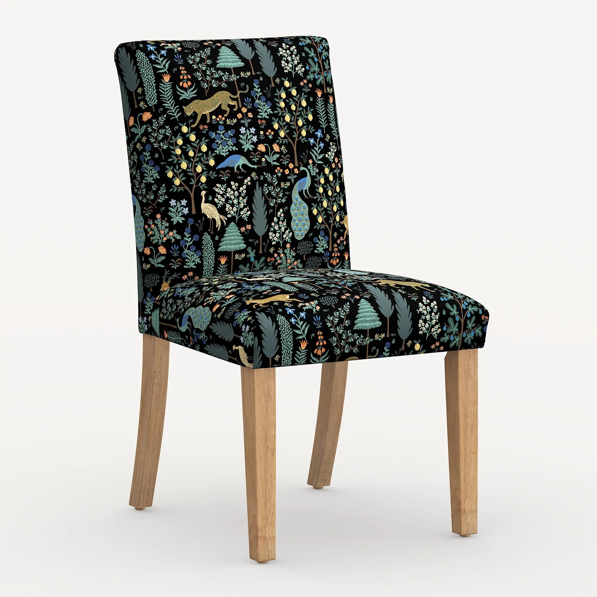 Rifle Paper Co. Lorraine Menagerie Black Dining Chair