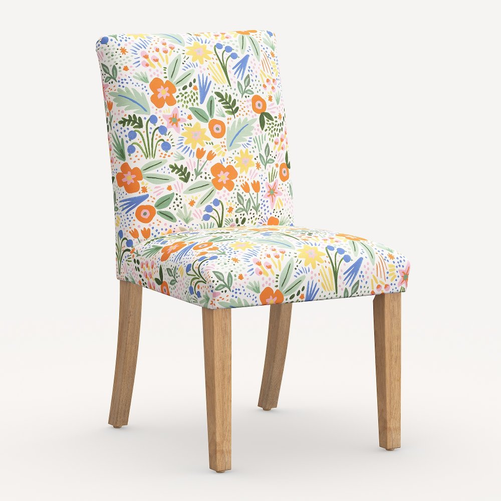 Rifle Paper Co. Lorraine Multi Color Floral Dining Chair