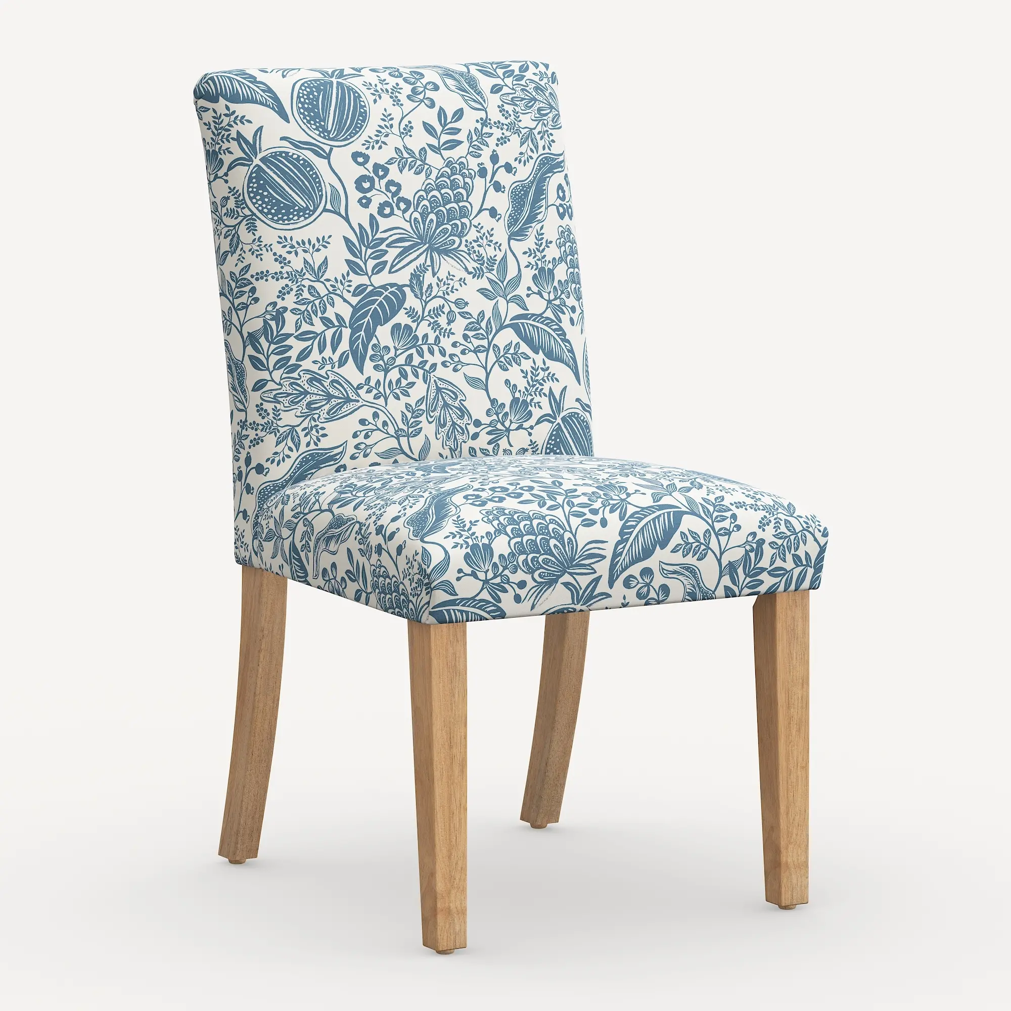 Rifle Paper Co. Lorraine Blue Pomegranate Dining Chair
