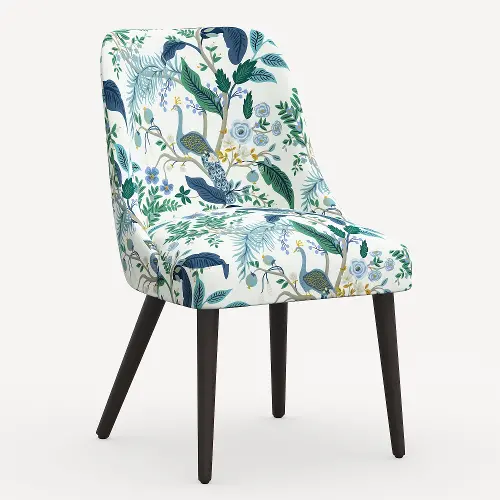 Peacock discount fabric chair