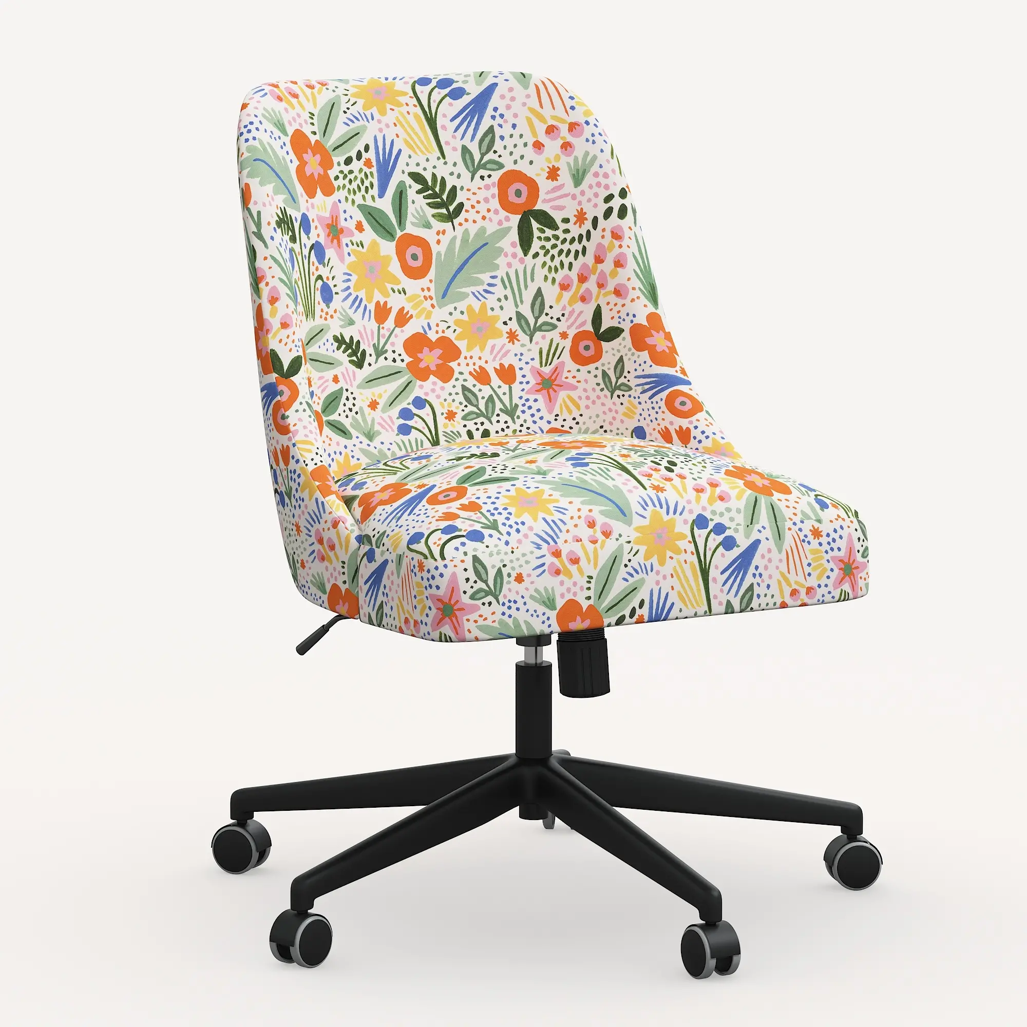 Rifle Paper Co. Oxford Multi Color Floral Office Chair