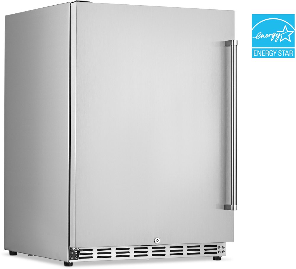 Newair 24 5.3 cu ft Built-in Beverage Refrigerator -...