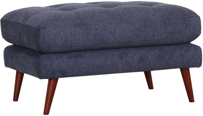 Liverpool Denim Blue Ottoman