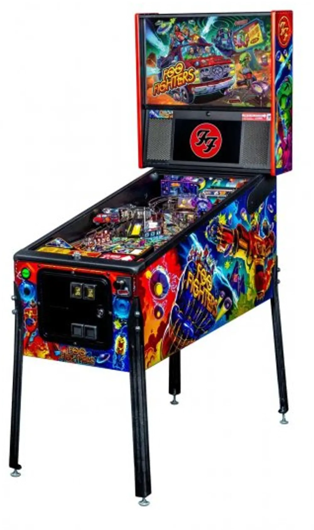 FOO_FIGHTERS_PRO Stern Pinball Foo Fighters Pro Pinball Machine-1
