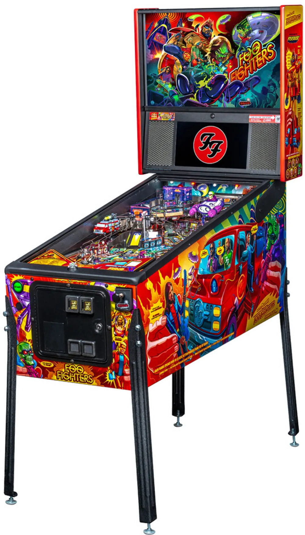 FOO_FIGHTERS_PREMIUM Stern Pinball Foo Fighters Premium Pinball Machine-1