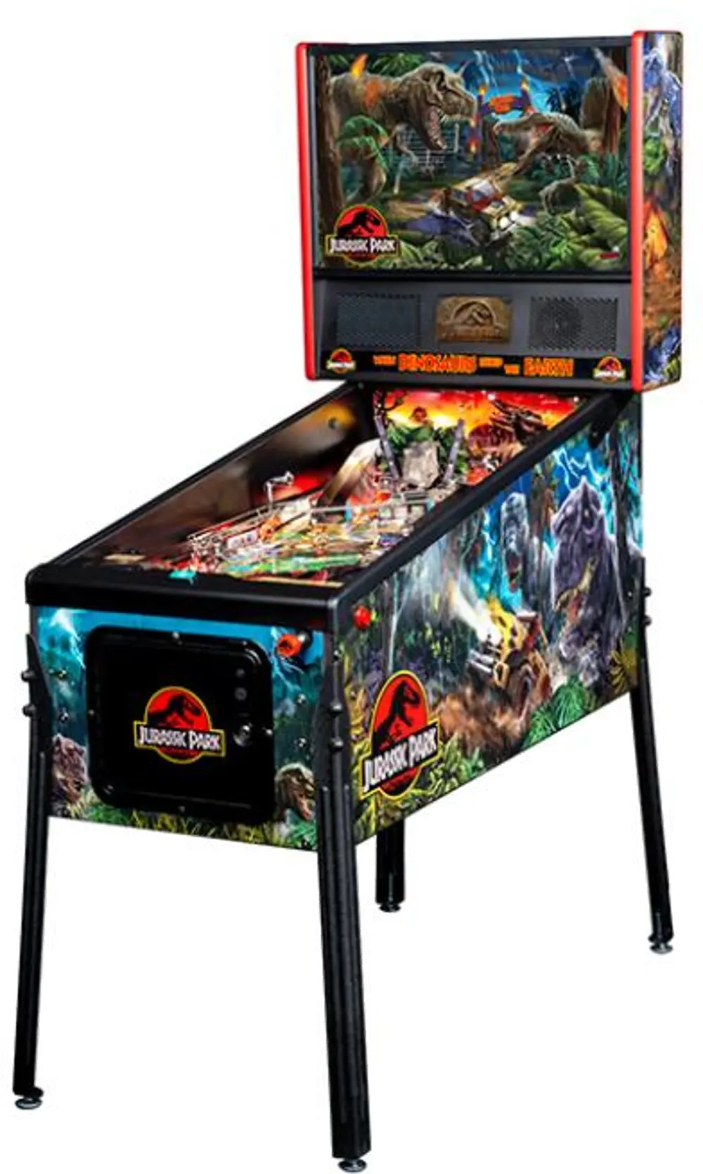 JURASSIC_PARK_HOME Stern Pinball Jurassic Park Home Edition Pinball Machine-1