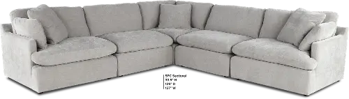 Inez Gray 5 Piece Sectional
