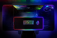 Razer Strider Chroma Hybrid Gaming Mouse Mat | RC Willey Razer Strider Chroma Hybrid Gaming Mouse Mat | RC Willey