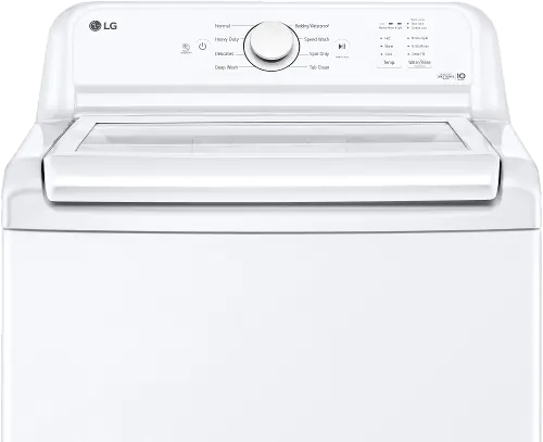 LG Top Load Washer and Electric Energy Star Dryer - WT6105CW-DLE6100W