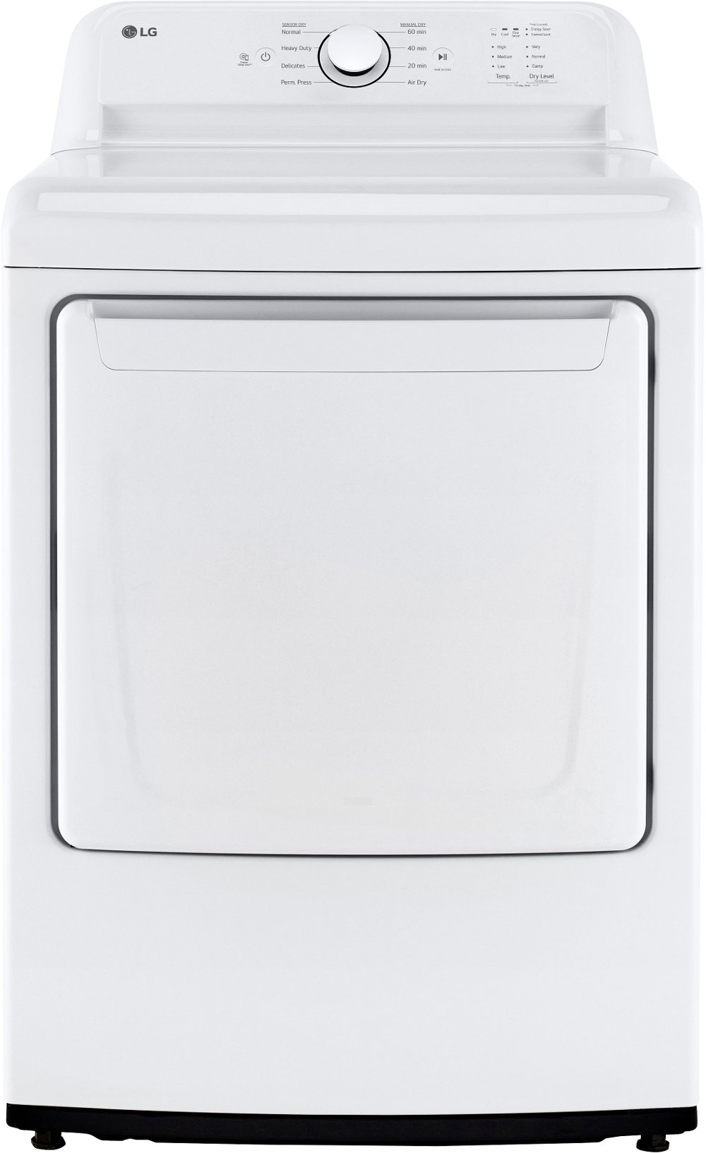 LG 7.4 cu ft Electric Dryer - White 6100