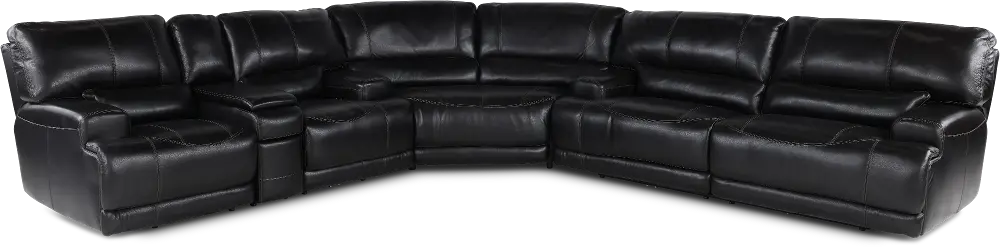 Stampede Blackberry 3-Piece Power Reclining Sectional with Console-1