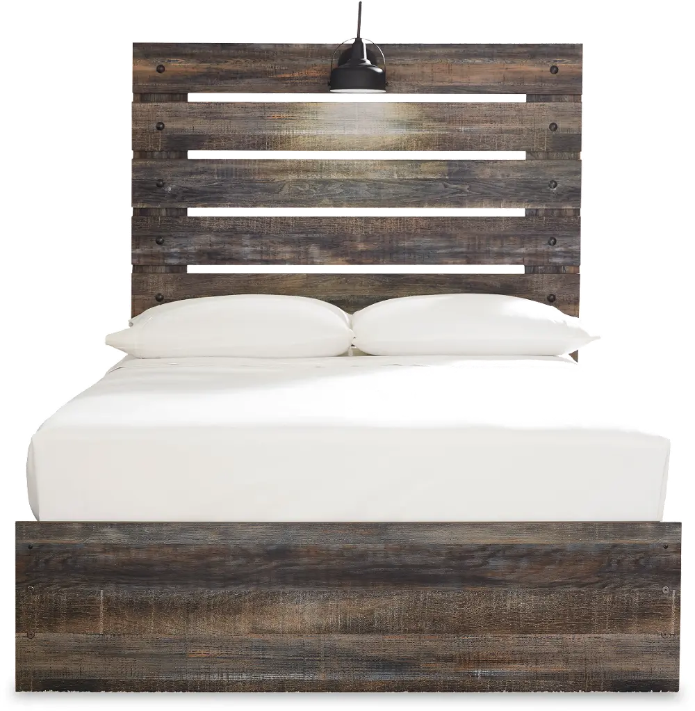 Sunset Park Rustic Brown Full Bed-1