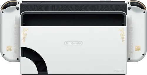 Legend of Zelda White Gold Nintendo Switch OLED Skin