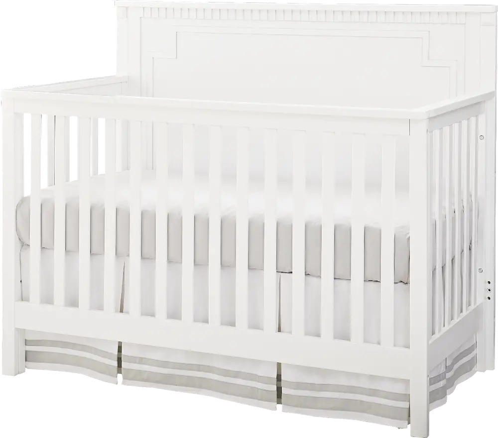 Emery White 3-in-1 Convertible Crib-1