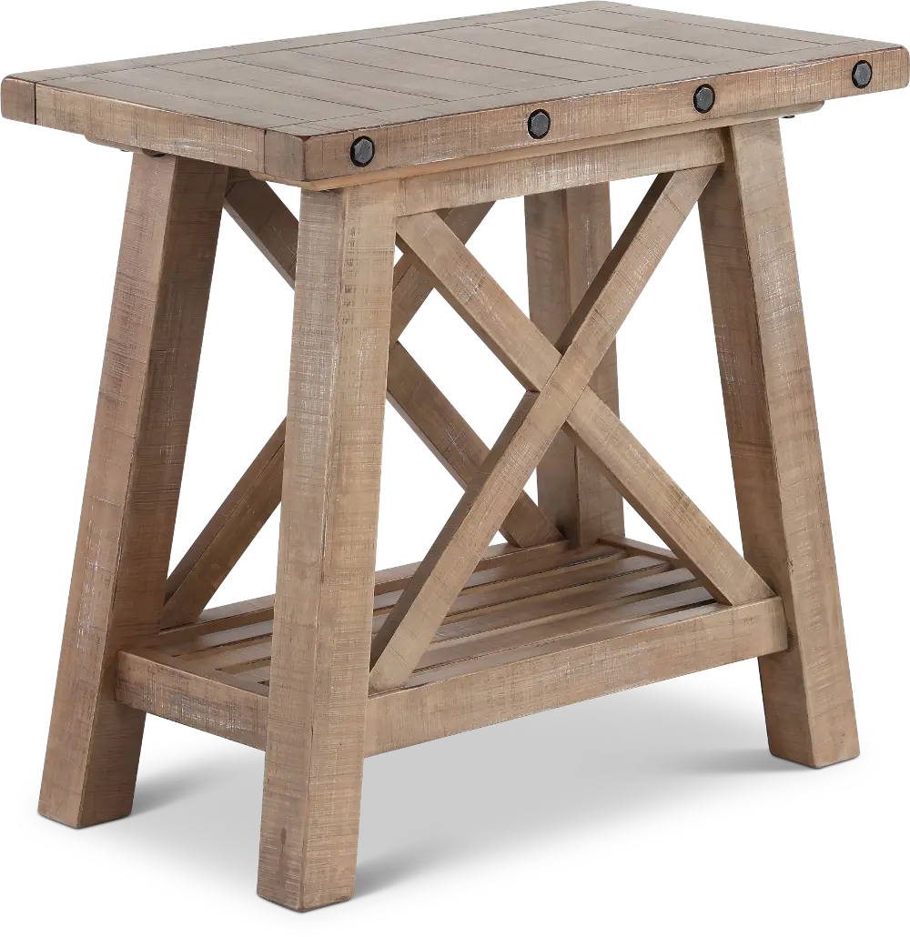 Vivian Desert Rock Chairside Table-1