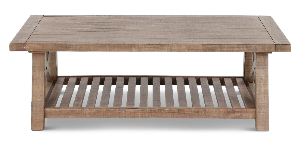 Vivian Light Brown Coffee Table-1