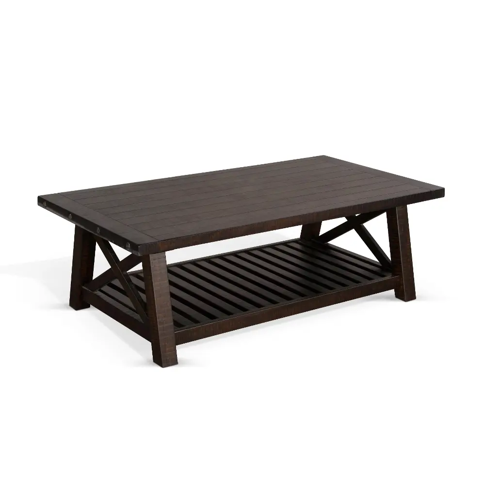 Vivian Brown Coffee Table-1