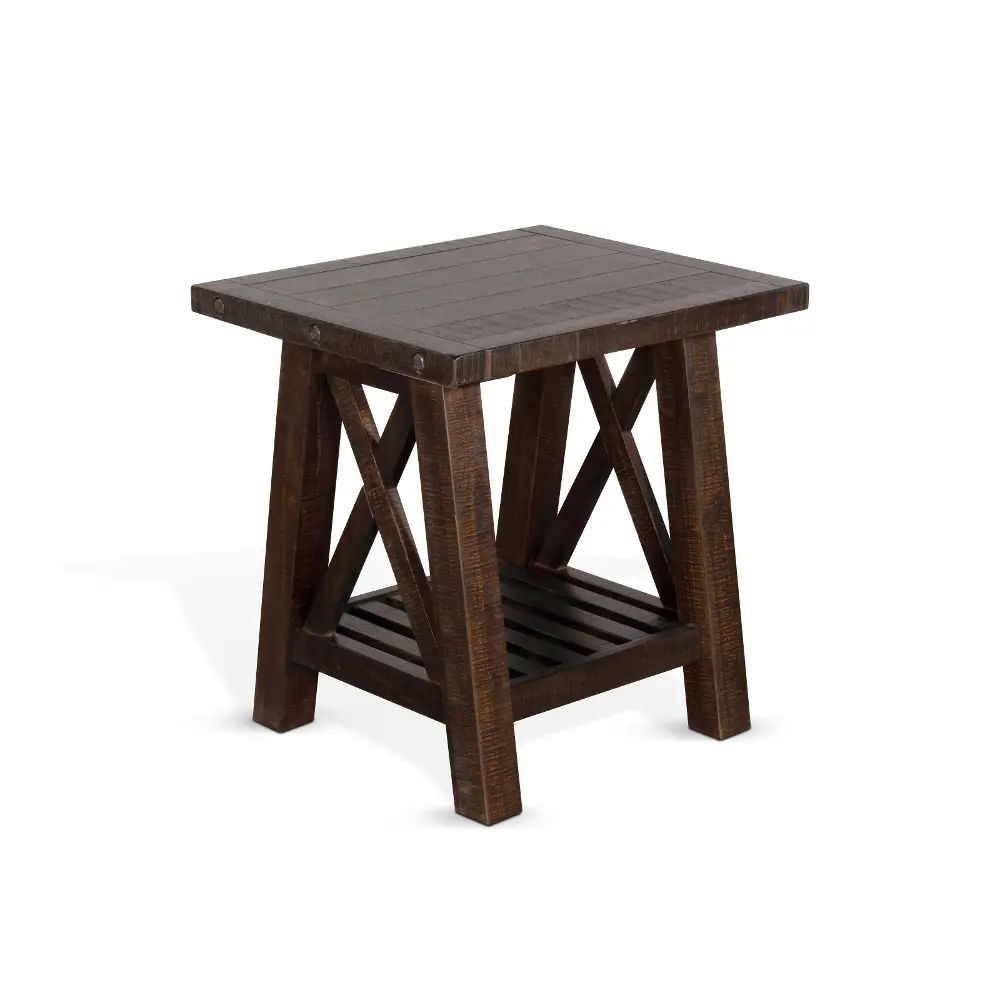 Vivian Brown End Table-1