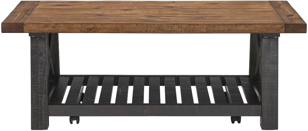 Bolton Black and Natural Coffee Table-1