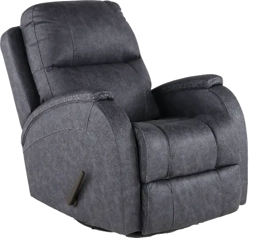 Bolero gray swivel glider hot sale recliner