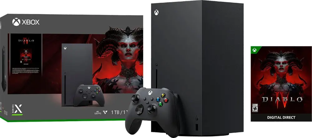 Microsoft Xbox Series X 1tb Console Diablo Iv Bundle Rc Willey 7574