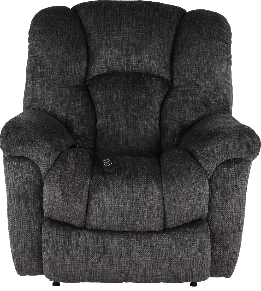 Equalizer Charcoal Gray Power Lift Recliner-1