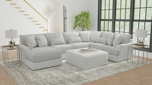 Rc willey store gray sectional