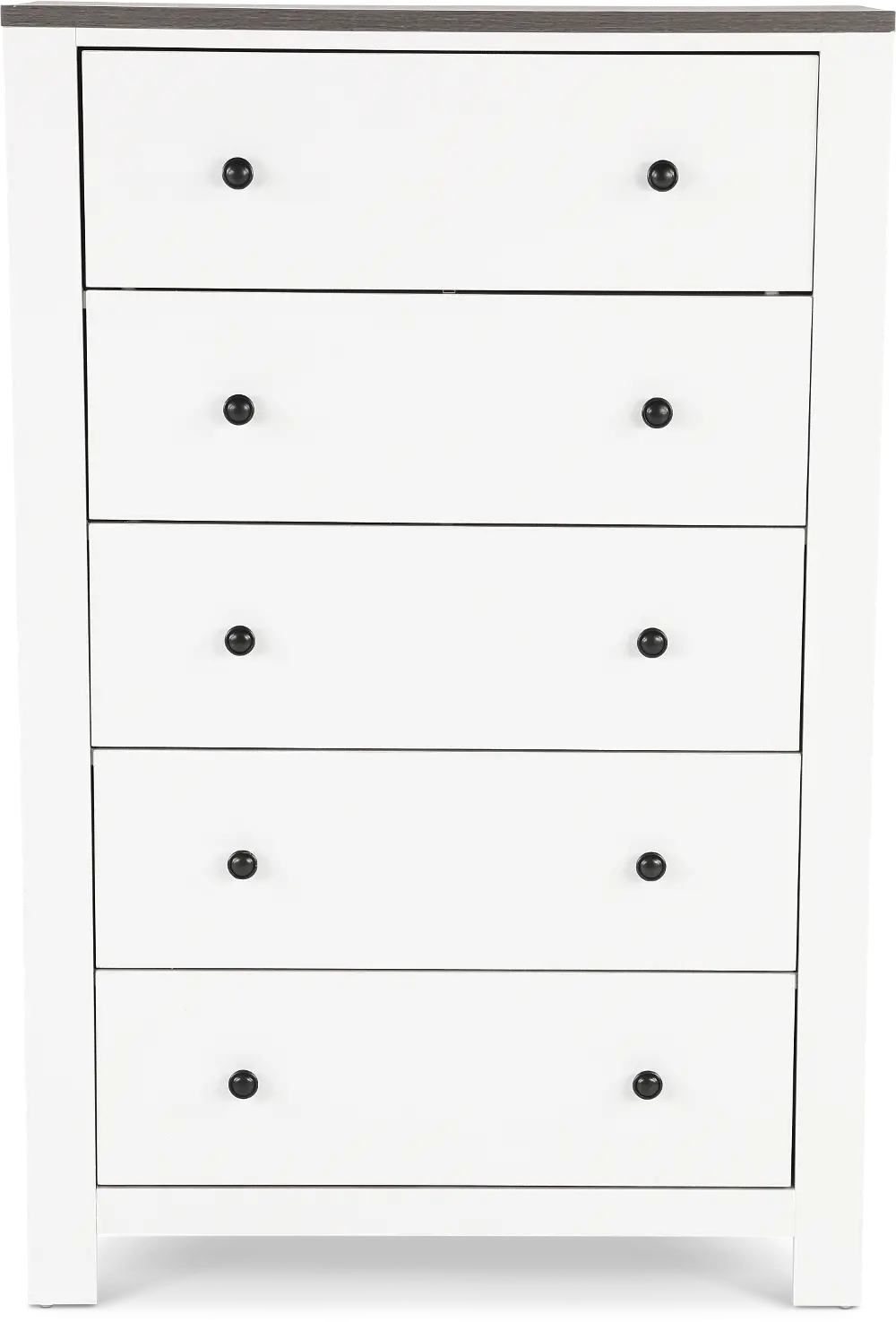 St. James White Chest of Drawers-1