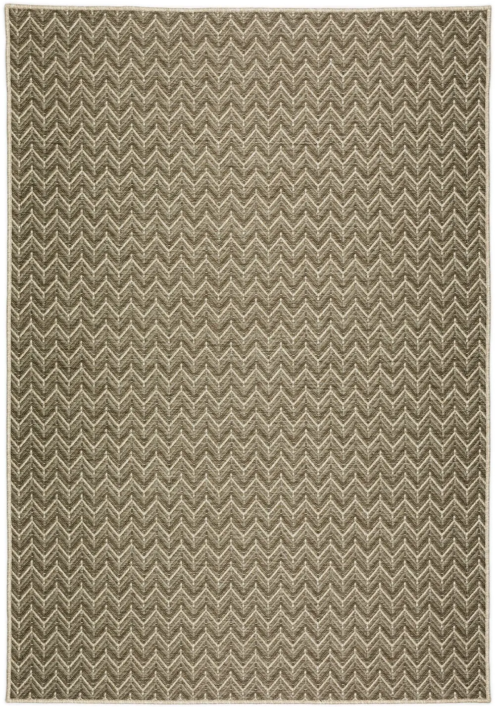 BB1GY8X10-BALI/RUG Bali 8 x 10 Herringbone Gray Outdoor Patio Rug-1