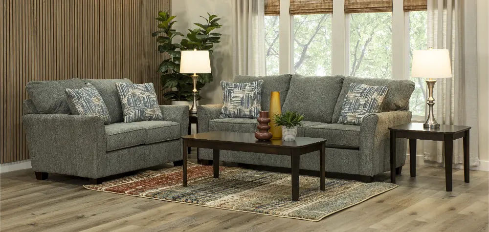 Tara Gray 7 Piece Living Room Set-1