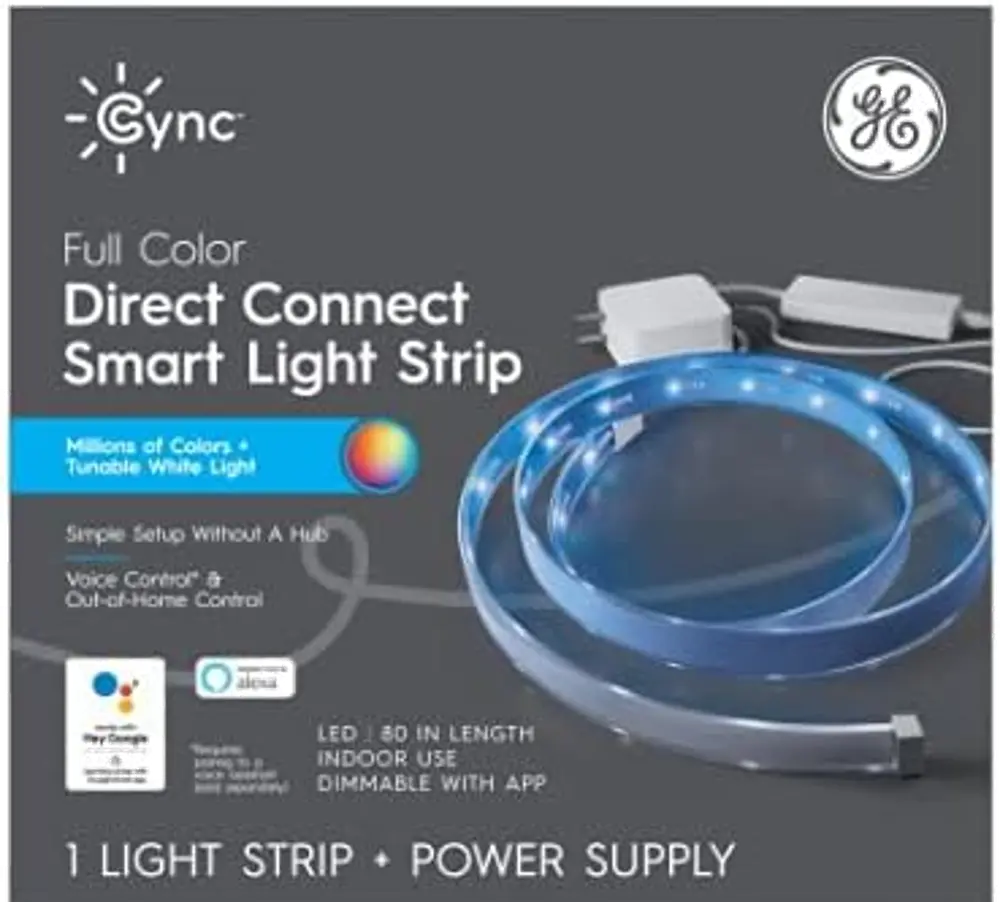 GE Cync 80-in Smart Plug-in LED Strip Light-1