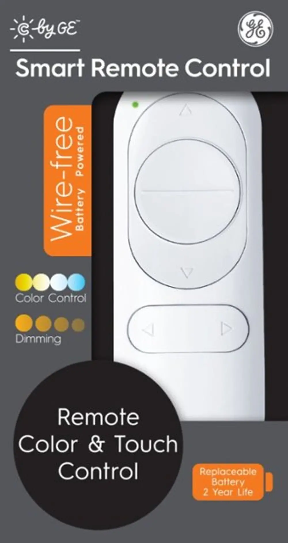GE - CYNC Smart Dimmer Remote Bluetooth - White-1