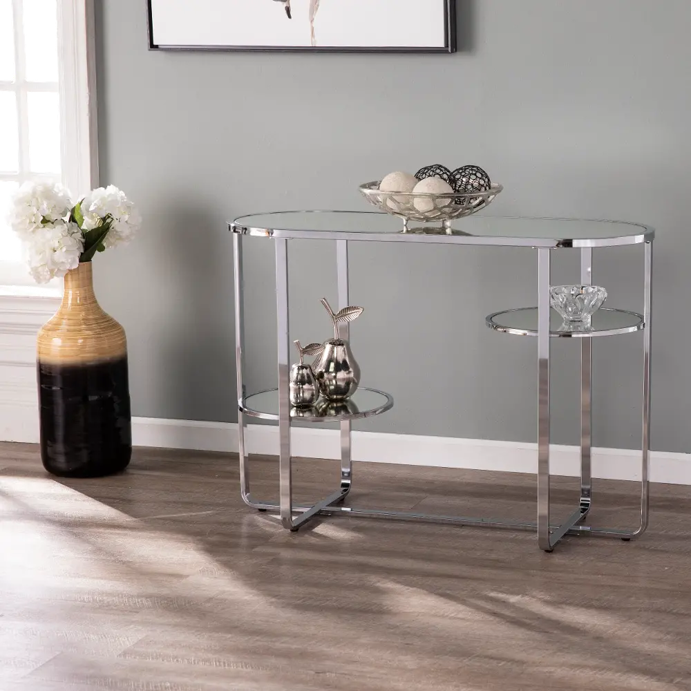CM1080903 Maxina Mirrored Console Table-1