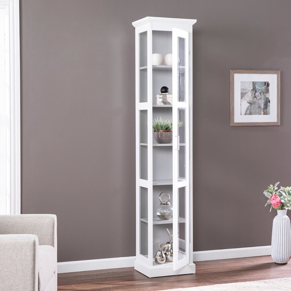 113256817 Balterley Tall White Curio Cabinet sku 113256817